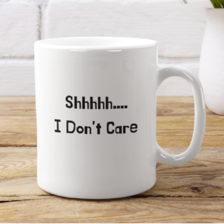 I don't care mug, morning person mug, funny mug